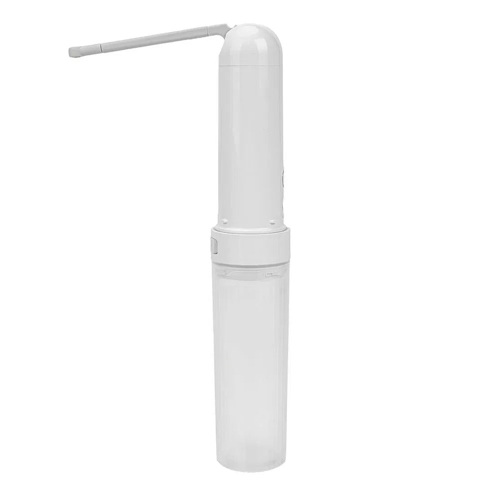 GoWash electric travel bidet – clear tank, adjustable nozzle extended
